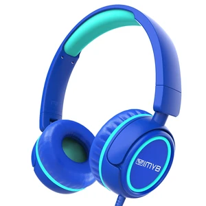 Kids Headphones, V1 Wired Stereo Foldable Tangle-Free 3.5mm Adjustable On-Ear Headphones for Kids for School/Toddlers/Childrens/Teens/Boys/Girls/Ipad/Tablet/Kindle/Phones/Travel/Plane (Blue) Kids Headphones, V1 Wired Stereo Foldable Tangle-Free 3.5mm Adjustable On-Ear Headphones for Kids for School/Toddlers/Childrens/Teens/Boys/Girls/Ipad/Tablet/Kindle/Phones/Travel/Plane (Blue)