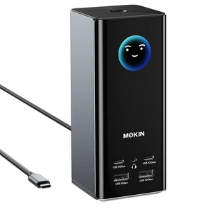 USB C Docking Station 3 Monitors, 17-in-1 Triple Display Docking Station with 3 HDMI & 2 DP, 10G USB A/C, Gigabit Ethernet, 100W PD, Smart Display, SD/microSD, for Mac/Dell/Hp(Driver Required) USB C Docking Station 3 Monitors, 17-in-1 Triple Display Docking Station with 3 HDMI & 2 DP, 10G USB A/C, Gigabit Ethernet, 100W PD, Smart Display, SD/microSD, for Mac/Dell/Hp(Driver Required)