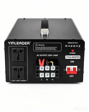 6000W PRO Step Up Transformer, Hardwire Connection Only AC 110-120V to 220-240V High Capacity Voltage Converter, Circuit Breaker Safe Protection for EV Charging(excludes Cable) 6000W PRO Step Up Transformer, Hardwire Connection Only AC 110-120V to 220-240V High Capacity Voltage Converter, Circuit Breaker Safe Protection for EV Charging(excludes Cable)