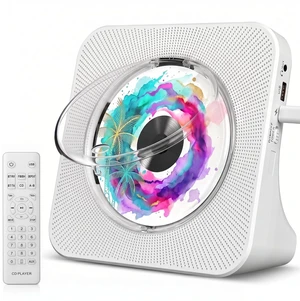 Portable CD Player with Bluetooth for Home, Hi-Fi Speaker,FM Radio Plug-in desktop use,2-way Bluetooth mode, 3W speakers,Remote control,sleep timer, A-B repeat,USB/AUX,headphone jack Portable CD Player with Bluetooth for Home, Hi-Fi Speaker,FM Radio Plug-in desktop use,2-way Bluetooth mode, 3W speakers,Remote control,sleep timer, A-B repeat,USB/AUX,headphone jack