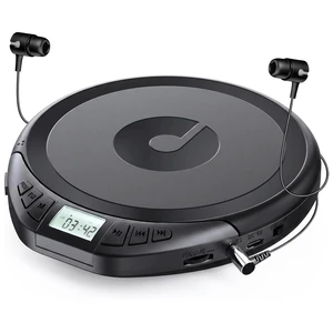 Portable CD Player with Earphones CD Player for Car CD Dsicman with Anti-Skip Shockproof with LCD Display Support PROG Memory Repeat Function Portable CD Player with Earphones CD Player for Car CD Dsicman with Anti-Skip Shockproof with LCD Display Support PROG Memory Repeat Function