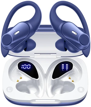 Active Noise Cancelling Ear Buds Wireless Bluetooth Headphones 80H Playtime Display Charging Case 50dB ANC Over Ear Hooks Earbuds with Hi-Res Sound & Clear Calls for Sports Running Gym Workout Blue Active Noise Cancelling Ear Buds Wireless Bluetooth Headphones 80H Playtime Display Charging Case 50dB ANC Over Ear Hooks Earbuds with Hi-Res Sound & Clear Calls for Sports Running Gym Workout Blue