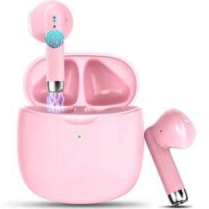 Wireless Earbuds, Bluetooth 5.4 Earbuds Stereo Bass, Bluetooth Headphones in Ear Noise Cancelling Mic, Earphones IP7 Waterproof Sports, 32H Playtime USB C Charging Case Pink Ear Buds for Android iOS Wireless Earbuds, Bluetooth 5.4 Earbuds Stereo Bass, Bluetooth Headphones in Ear Noise Cancelling Mic, Earphones IP7 Waterproof Sports, 32H Playtime USB C Charging Case Pink Ear Buds for Android iOS
