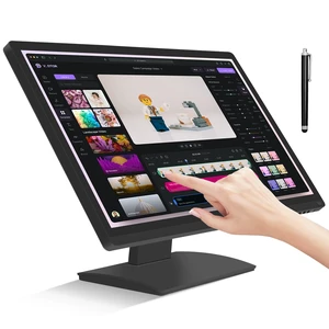 24 Inch Touchscreen Monitor, IPS FHD 1080P Touch PC Display, 100Hz, LED Backlit Multi-Touch Monitor, VESA, HDMI & VGA & USB Computer Touch Screen for Gaming, Business, Warehouse, Bar, Gym 24 Inch Touchscreen Monitor, IPS FHD 1080P Touch PC Display, 100Hz, LED Backlit Multi-Touch Monitor, VESA, HDMI & VGA & USB Computer Touch Screen for Gaming, Business, Warehouse, Bar, Gym