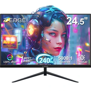 Z-Edge 24.5 inch 240Hz 165Hz 144Hz Gaming Monitor, FHD 1080p, MPRT 1ms VA Monitor Gaming, 350nits, 16.7M Colors, 5000:1 Contrast, UG25I Frameless Bezel, DP x1, HDMI x2,for Business,Gaming Z-Edge 24.5 inch 240Hz 165Hz 144Hz Gaming Monitor, FHD 1080p, MPRT 1ms VA Monitor Gaming, 350nits, 16.7M Colors, 5000:1 Contrast, UG25I Frameless Bezel, DP x1, HDMI x2,for Business,Gaming