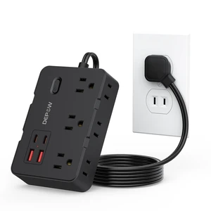 2 Prong to 3 Prong Power Strip, 6 Outlets 4 USB, 5 Ft Extension Cord Perfect for Old Houses with Non-grounded Outlets,1050J Two Prong Surge Protection- 2 USB C, Flat Plug,1625W/13A, White 2 Prong to 3 Prong Power Strip, 6 Outlets 4 USB, 5 Ft Extension Cord Perfect for Old Houses with Non-grounded Outlets,1050J Two Prong Surge Protection- 2 USB C, Flat Plug,1625W/13A, White