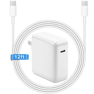 MacBook Air MacBook Pro Charger with 12FT Extra Long Type C Charging Cable 118W 96W 87W 61W USB Type C(USB-C) Fast Power Adapter, Compatible with MacBook Air Pro and All USB-C Devices MacBook Air MacBook Pro Charger with 12FT Extra Long Type C Charging Cable 118W 96W 87W 61W USB Type C(USB-C) Fast Power Adapter, Compatible with MacBook Air Pro and All USB-C Devices