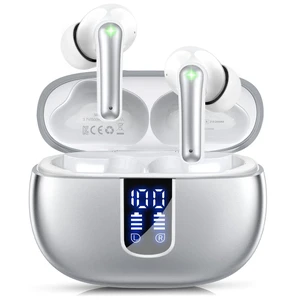 Wireless Earbuds Bluetooth 5.4 Headphones with 48H Playtime Ear Buds Noise Cancelling Mic, LED Power Display Charging Case, IPX7 Waterproof Bass Stereo Earphones for iPhone Android Phone/Laptop Wireless Earbuds Bluetooth 5.4 Headphones with 48H Playtime Ear Buds Noise Cancelling Mic, LED Power Display Charging Case, IPX7 Waterproof Bass Stereo Earphones for iPhone Android Phone/Laptop