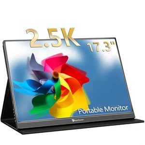 Portable Gaming Monitor, USB-C HDMI Laptop Screen Extender, Second Display for Console with Built-in Speakers, Works with PS5, Xbox, Switch, Ideal for Travel Home Office - 17.3" Portable Gaming Monitor, USB-C HDMI Laptop Screen Extender, Second Display for Console with Built-in Speakers, Works with PS5, Xbox, Switch, Ideal for Travel Home Office - 17.3"