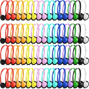 100 Pack Bulk Headphones for Classroom Kids School Students K-12,Wholesale Children Class Set Wired Headphones for Library Chromebook,PC,Laptop,Computer(GS857,Mixed) 100 Pack Bulk Headphones for Classroom Kids School Students K-12,Wholesale Children Class Set Wired Headphones for Library Chromebook,PC,Laptop,Computer(GS857,Mixed)