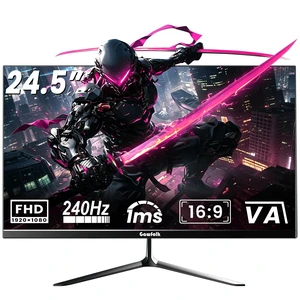 24.5 Inch Gaming Monitor Flat VA Panel, 240Hz Monitor 1ms FreeSync, 3000:1 High Contrast, 68% NTSC, VESA 75x75mm Wall Mountable 24.5 Inch Gaming Monitor Flat VA Panel, 240Hz Monitor 1ms FreeSync, 3000:1 High Contrast, 68% NTSC, VESA 75x75mm Wall Mountable
