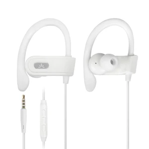 E171 - AUX 3.5mm Wired Earbuds with Microphone & Volume Control Ear Hook Design for Running & Sports, Comfortable Fit, Compatible with Traditional 3.5mm AUX Phones Corded Headphones, White E171 - AUX 3.5mm Wired Earbuds with Microphone & Volume Control Ear Hook Design for Running & Sports, Comfortable Fit, Compatible with Traditional 3.5mm AUX Phones Corded Headphones, White