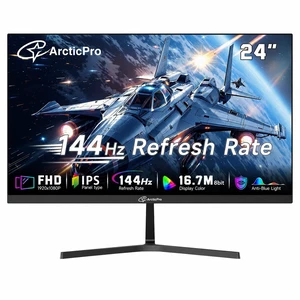 24 Inch Gmaing Monitor 144Hz, FHD 1080p Monitor, IPS, 1ms MRTP 99% sRGB, 3-Sided Frameless, Ultra Slim, VESA Mountable, Anti-Blue Light PC Monitor, HDMI & VGA Ports 24 Inch Gmaing Monitor 144Hz, FHD 1080p Monitor, IPS, 1ms MRTP 99% sRGB, 3-Sided Frameless, Ultra Slim, VESA Mountable, Anti-Blue Light PC Monitor, HDMI & VGA Ports