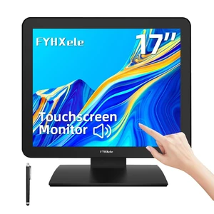 17 Inch Touch Screen Monitor for POS Restaurant Retail Kiosk 1280x1024 75Hz SXGA Touchscreen Display with HDMI & VGA Port, 10 Point Touch, Desktop or Wall Mountable 17 Inch Touch Screen Monitor for POS Restaurant Retail Kiosk 1280x1024 75Hz SXGA Touchscreen Display with HDMI & VGA Port, 10 Point Touch, Desktop or Wall Mountable