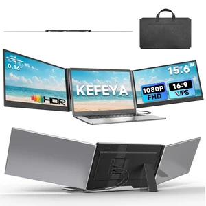 Laptop Screen Extender 15.6", 1080P FHD IPS Ultra-Slim Triple Portable Monitor for Laptop 12-17.3", Eyes Care HDR Travel Monitor, USB-C/HDMI Plug-Play Monitor Extender for macOS/Win and Phone Laptop Screen Extender 15.6", 1080P FHD IPS Ultra-Slim Triple Portable Monitor for Laptop 12-17.3", Eyes Care HDR Travel Monitor, USB-C/HDMI Plug-Play Monitor Extender for macOS/Win and Phone