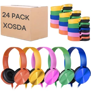 Bulk Headphones for Classroom 24 Pack,Wholesale School Multi Colored Durable Wired Headset for Students,Kids,Children Toddler Teen Boys Girls and Adult(LS450,24 Mixed) Bulk Headphones for Classroom 24 Pack,Wholesale School Multi Colored Durable Wired Headset for Students,Kids,Children Toddler Teen Boys Girls and Adult(LS450,24 Mixed)