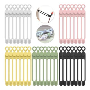 35Pcs Silicone Cable Ties, Cable Management Cord Organizer 5Colors Reusable Cord Ties, Cable Strap Tie for Bundling Electronics Wire,Home Office Travel Essentials Accessories 4.2inch 35Pcs Silicone Cable Ties, Cable Management Cord Organizer 5Colors Reusable Cord Ties, Cable Strap Tie for Bundling Electronics Wire,Home Office Travel Essentials Accessories 4.2inch