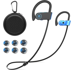Bluetooth Headphones, Wireless Headphones 16H Playtime Wireless Earbuds with Mic Stereo in-Ear Earphones, IPX7 Waterproof Sports Headphone Sound Isolation Headsets for Running, Workout Blue Bluetooth Headphones, Wireless Headphones 16H Playtime Wireless Earbuds with Mic Stereo in-Ear Earphones, IPX7 Waterproof Sports Headphone Sound Isolation Headsets for Running, Workout Blue