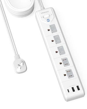 2 Prong Power Strip, 2 Prong to 3 Prong Outlet Adapter, 15ft Cord Polarized Plug, 1680J Two Prong Surge Protector, 5 AC Outlets & 3 USB, Wall Mountable, Ideal for Non-Grounded Outlets 2 Prong Power Strip, 2 Prong to 3 Prong Outlet Adapter, 15ft Cord Polarized Plug, 1680J Two Prong Surge Protector, 5 AC Outlets & 3 USB, Wall Mountable, Ideal for Non-Grounded Outlets