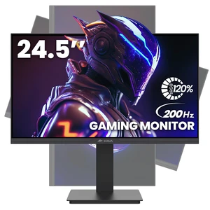 24.5" FHD 200Hz Vertical Monitor, Height/Pivot/Swivel/Tilt Adjustable 120%sRGB Color, FreeSync, HDMI/DP, Low Blue Light, and 75x75mm Wall Mount for PC Gaming, Coding, Streaming, Study, and Office 24.5" FHD 200Hz Vertical Monitor, Height/Pivot/Swivel/Tilt Adjustable 120%sRGB Color, FreeSync, HDMI/DP, Low Blue Light, and 75x75mm Wall Mount for PC Gaming, Coding, Streaming, Study, and Office