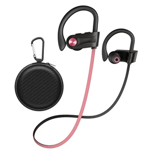 Wireless Bluetooth 5.3 Wireless Headphones with 16Hrs Long Playtime Stereo IPX7 Waterproof in-Ear Earphones, Noise Cancelling Headphones for Running, Black&Pink Wireless Bluetooth 5.3 Wireless Headphones with 16Hrs Long Playtime Stereo IPX7 Waterproof in-Ear Earphones, Noise Cancelling Headphones for Running, Black&Pink