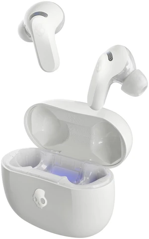 Rail ANC Active Noise Cancelling Wireless Earbuds - Bone/Orange In-Ear, Bluetooth Headphones, Noise Cancellation, 38 Hours Battery, Microphone for iPhone Android, Customizable Sound Rail ANC Active Noise Cancelling Wireless Earbuds - Bone/Orange In-Ear, Bluetooth Headphones, Noise Cancellation, 38 Hours Battery, Microphone for iPhone Android, Customizable Sound