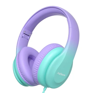 Kids Headphones for School Toddler, 3.5mm Jack, Gradient Purple Foldable 85dBA Volume Limiter, Adjustable, Stereo Sound, Kids Wired Headphones Over-Ear for Boys Girls Entertainment Travel Kids Headphones for School Toddler, 3.5mm Jack, Gradient Purple Foldable 85dBA Volume Limiter, Adjustable, Stereo Sound, Kids Wired Headphones Over-Ear for Boys Girls Entertainment Travel