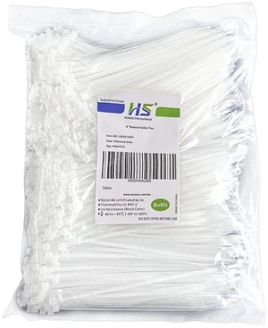 Clear Zip Ties 6 Inch Small (Bulk 1000 Pack) 18 LBS Self Locking Zip Ties White Nylon Ties Thin,Strong and Durable Clear Zip Ties 6 Inch Small (Bulk 1000 Pack) 18 LBS Self Locking Zip Ties White Nylon Ties Thin,Strong and Durable