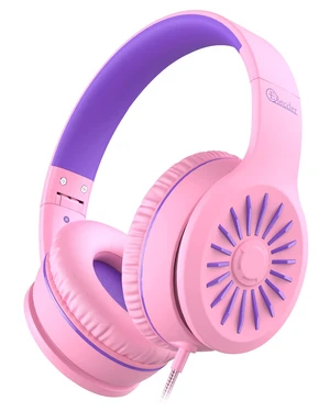 i45 Kids Headphones Wired, On-Ear Headphones for School Teens, Pink Foldable Portable, 1.5M Cord Headphone Stereo Aux Jack 3.5mm Headset for Smartphones Chromebook Computer PC Airplane Travel i45 Kids Headphones Wired, On-Ear Headphones for School Teens, Pink Foldable Portable, 1.5M Cord Headphone Stereo Aux Jack 3.5mm Headset for Smartphones Chromebook Computer PC Airplane Travel