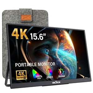 15.6 inch Portable Monitor 4K UHD 3840x2160 100% sRGB HDR External Monitor with 2 USB-C & HDMI Ports Travel Second Monitor for Laptop Mac PC Xbox PS5 Switch (Includes Adapter) 15.6 inch Portable Monitor 4K UHD 3840x2160 100% sRGB HDR External Monitor with 2 USB-C & HDMI Ports Travel Second Monitor for Laptop Mac PC Xbox PS5 Switch (Includes Adapter)