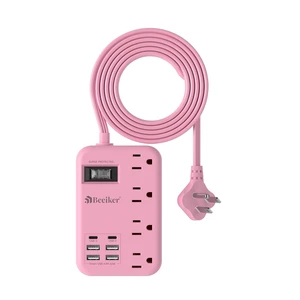 6 USB (2 USB C) Pink Extension Cord,5 Feet Travel Power Strip,4 Outlets 6 USB,24W USB Charging Station,Travel Power Strip,Pink Desk Accessories, Surge Protector,Cute Kawaii Gifts College Dorm,5 Ft 6 USB (2 USB C) Pink Extension Cord,5 Feet Travel Power Strip,4 Outlets 6 USB,24W USB Charging Station,Travel Power Strip,Pink Desk Accessories, Surge Protector,Cute Kawaii Gifts College Dorm,5 Ft