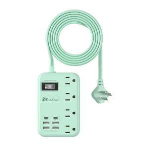 6 USB(2 USB C) Green Travel Power Strip 4 Outlets 5Ft Green Extension Cord 5FT Green Extension Cord,2 USB C Charging Station,4 Outlets,Cute Desk Accessories,Switch,Kawaii Home Office College Dorm,24W 6 USB(2 USB C) Green Travel Power Strip 4 Outlets 5Ft Green Extension Cord 5FT Green Extension Cord,2 USB C Charging Station,4 Outlets,Cute Desk Accessories,Switch,Kawaii Home Office College Dorm,24W