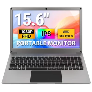 15.6" Portable Monitor with Keyboard, Lapdock 1080P FHD IPS Display Built-in Battery Display, USB C External Computer Monitors Compatible with Raspberry Pi, Phone, Mini PC, Mac, Game Console 15.6" Portable Monitor with Keyboard, Lapdock 1080P FHD IPS Display Built-in Battery Display, USB C External Computer Monitors Compatible with Raspberry Pi, Phone, Mini PC, Mac, Game Console