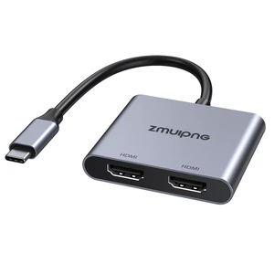 USB C to Dual HDMI Adapter 4K Dual Monitors Adapter USB C Hub with 2 HDMI Docking Station for Laptop Type C to HDMI Converter for HP Dell Surface Thinkpad USB C to Dual HDMI Adapter 4K Dual Monitors Adapter USB C Hub with 2 HDMI Docking Station for Laptop Type C to HDMI Converter for HP Dell Surface Thinkpad