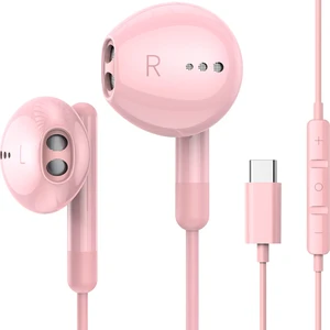 USB C Headphones for iPhone 18 17 16 15 Pro Max Plus iPad Pro USB C Earphones with Microphone Volume Control USB C Wired Earbuds USB Type C Earphone for Google Pixel 9 Samsung S26 S25 S24 S23 S22 A55 USB C Headphones for iPhone 18 17 16 15 Pro Max Plus iPad Pro USB C Earphones with Microphone Volume Control USB C Wired Earbuds USB Type C Earphone for Google Pixel 9 Samsung S26 S25 S24 S23 S22 A55