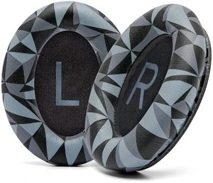 PadZ QC45 - Earpads for Bose QuietComfort 45, QC SE & QC Wireless Made by Wicked Cushions Extra Thick Cushions, Premium Durable Stitching Geo Grey PadZ QC45 - Earpads for Bose QuietComfort 45, QC SE & QC Wireless Made by Wicked Cushions Extra Thick Cushions, Premium Durable Stitching Geo Grey