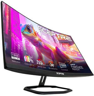 Prime Curved 32 inch Gaming Monitor 1080p DisplayPort up to 260Hz 1500R FreeSync Premium 1ms Build-in Speakers, Machine Black 2026 (C325B-FW260D Series) Prime Curved 32 inch Gaming Monitor 1080p DisplayPort up to 260Hz 1500R FreeSync Premium 1ms Build-in Speakers, Machine Black 2026 (C325B-FW260D Series)
