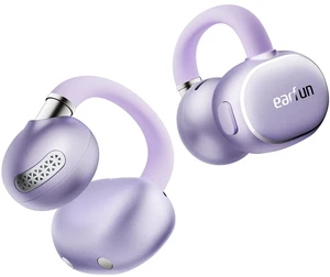 Clip 2 Open Ear Earbuds, Clip On Headphones, AI Translation Earbuds LDAC, Hi-Res Audio, Bluetooth 6.0 for Running, Workout, 12mm Titanium Driver, 4 Mics AI Clear Call, Secure Fit, 40H, Violet Clip 2 Open Ear Earbuds, Clip On Headphones, AI Translation Earbuds LDAC, Hi-Res Audio, Bluetooth 6.0 for Running, Workout, 12mm Titanium Driver, 4 Mics AI Clear Call, Secure Fit, 40H, Violet