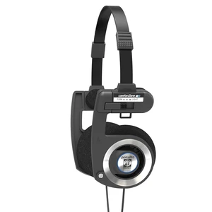 Porta Pro Black Retro 80s Style On-Ear Headphones, Wired 3.5mm Plug Collapsible Design, Soft Case Included, Audiophile Porta Pro Black Retro 80s Style On-Ear Headphones, Wired 3.5mm Plug Collapsible Design, Soft Case Included, Audiophile
