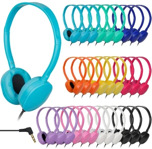 100 Pack Bulk Headphones for Classroom School,Wholesale Earphones Class Set for Students Kids Teens and Adult 3.5mm Jack (Mixed Colors) 100 Pack Bulk Headphones for Classroom School,Wholesale Earphones Class Set for Students Kids Teens and Adult 3.5mm Jack (Mixed Colors)