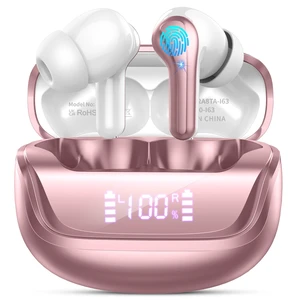 Wireless Earbuds, Bluetooth 5.4 Headphones, 50H Playtime in Ear Earphones with 4 ENC Noise Cancelling Mics, IP7 Waterproof in Ear Earphones, LED Display Fast Charging Case, HiFi Stereo Deep Bass Wireless Earbuds, Bluetooth 5.4 Headphones, 50H Playtime in Ear Earphones with 4 ENC Noise Cancelling Mics, IP7 Waterproof in Ear Earphones, LED Display Fast Charging Case, HiFi Stereo Deep Bass