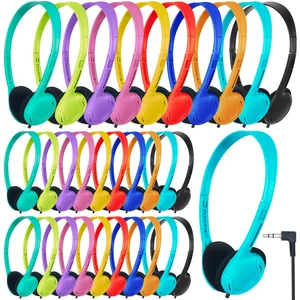 Headphones Bulk for School Classroom 100 Pack On Ear Classroom Headphones for Student,Group Learning, Computer Lab, Library, Online Lesson Testing 3.5mm Jack (10 Mixed Colors) Headphones Bulk for School Classroom 100 Pack On Ear Classroom Headphones for Student,Group Learning, Computer Lab, Library, Online Lesson Testing 3.5mm Jack (10 Mixed Colors)