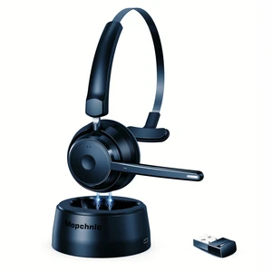 Bluetooth Headset, Wireless Headphone with Microphone for Computer, On Ear Bluetooth Headset with USB Dongle for Office Call Center Skype Zoom Meeting Online Class (Gray) Bluetooth Headset, Wireless Headphone with Microphone for Computer, On Ear Bluetooth Headset with USB Dongle for Office Call Center Skype Zoom Meeting Online Class (Gray)