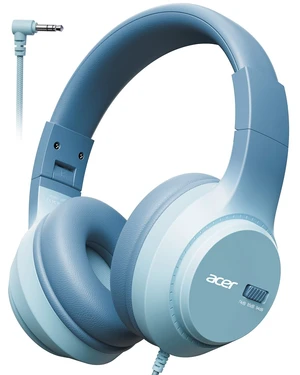 Kids Headphones, 74/85/94dB Volume Limiter, Foldable Wired Over Ear Headphones for Travel, 3.5mm Jack, Toddler Headphones for School, iPad, Chromebook, Tablet, Green Kids Headphones, 74/85/94dB Volume Limiter, Foldable Wired Over Ear Headphones for Travel, 3.5mm Jack, Toddler Headphones for School, iPad, Chromebook, Tablet, Green