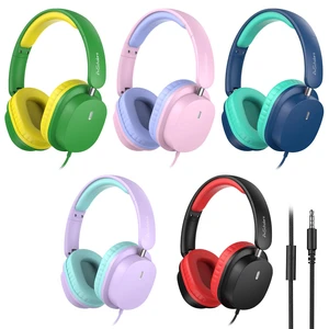 Kids Headphones Bulk 5 Pack for School, HD Mic Stereo Sound Over-Ear Headphones for Classroom, Comfortable Fit, Foldable, 3.5mm Jack Wired Headphones for Kids ipad Tablets Computer Travel Kids Headphones Bulk 5 Pack for School, HD Mic Stereo Sound Over-Ear Headphones for Classroom, Comfortable Fit, Foldable, 3.5mm Jack Wired Headphones for Kids ipad Tablets Computer Travel