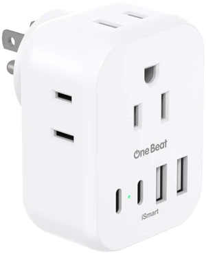 Travel Cruise Ship Essentials, PD20W Multi Plug Wall Outlet Extender 4 Outlets 4 USB Ports (2 USB-C), Small Power Strip Non Surge Protector for Cruise Travel, Cruise Outlet Splitter Plug Adapter Travel Cruise Ship Essentials, PD20W Multi Plug Wall Outlet Extender 4 Outlets 4 USB Ports (2 USB-C), Small Power Strip Non Surge Protector for Cruise Travel, Cruise Outlet Splitter Plug Adapter