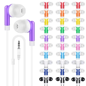 Bulk Earbuds 200 Pack for School Classroom, Wholesale Wired in-Ear Headphones, Multi Colored Class Set Earphones for Kids Students Toddler Teens, 3.5mm Jack, Individually Bagged (HY01,200 Mixed) Bulk Earbuds 200 Pack for School Classroom, Wholesale Wired in-Ear Headphones, Multi Colored Class Set Earphones for Kids Students Toddler Teens, 3.5mm Jack, Individually Bagged (HY01,200 Mixed)