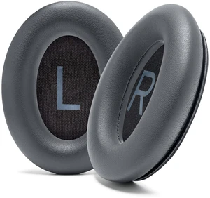 PadZ QC45 - Earpads for Bose QuietComfort 45, QC SE & QC Wireless Made by Wicked Cushions Extra Thick Cushions, Premium Durable Stitching Eclipse Grey PadZ QC45 - Earpads for Bose QuietComfort 45, QC SE & QC Wireless Made by Wicked Cushions Extra Thick Cushions, Premium Durable Stitching Eclipse Grey