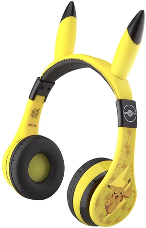 Pokemon Pikachu Bluetooth Kids Headphones with Microphone, Volume Reduced Wireless Headphones for School Pokemon Pikachu Bluetooth Kids Headphones with Microphone, Volume Reduced Wireless Headphones for School
