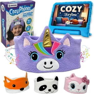 Toddler Headphones Wireless, Kids Bluetooth Earphones, Safe Volume - Wired School Headphones for Kids with 3.5 MM Jack and Travel Bag - Toddler Airplane Accessories for Boys & Girls - Purple Unicorn Toddler Headphones Wireless, Kids Bluetooth Earphones, Safe Volume - Wired School Headphones for Kids with 3.5 MM Jack and Travel Bag - Toddler Airplane Accessories for Boys & Girls - Purple Unicorn